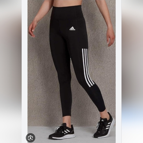 adidas Pants - Adidas Black and White Leggings